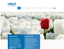 Tablet Screenshot of mbcf.nl